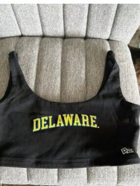 HYPE & VICE black University of Delaware Sport bra tank, M